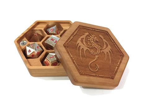 hex chest dice box